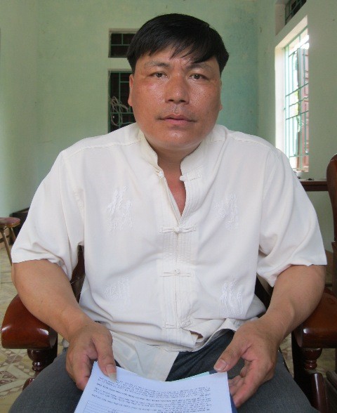 Ông Bùi Văn Nhàn, Phó Chủ tịch UBND xã Ngòi Hoa